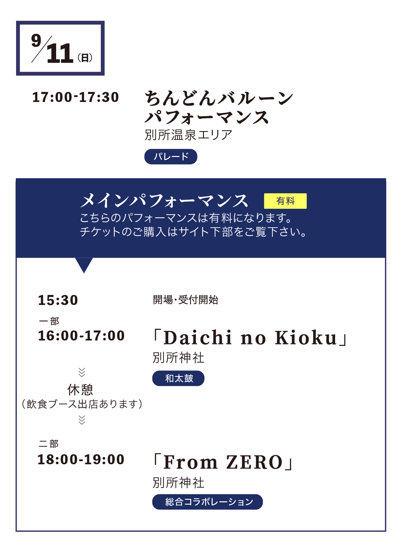スケジュール